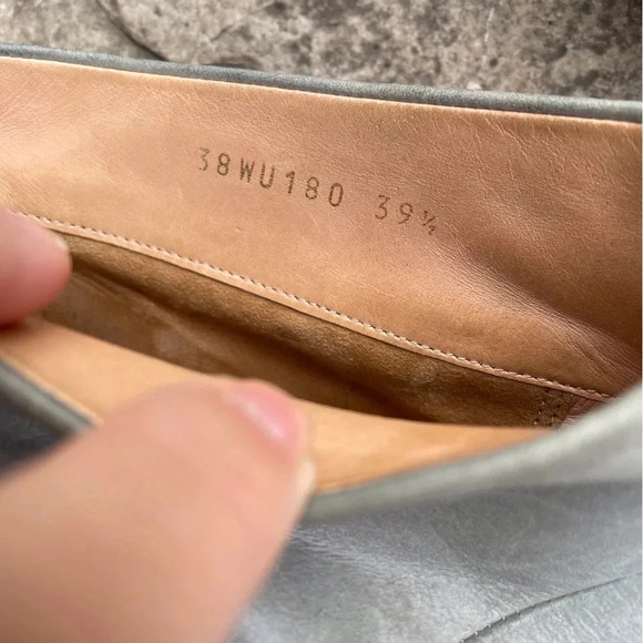 Maison Martin Margiela Line 22 Blue Leather Boots, size 39.5 - Picture 12 of 13